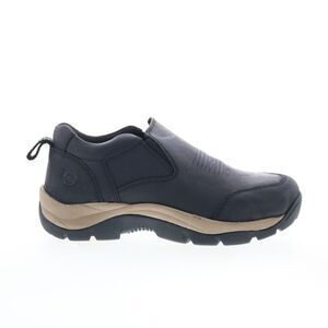 Jama Old West Mens 3 Inch Slip On Black Shoes (NWT)